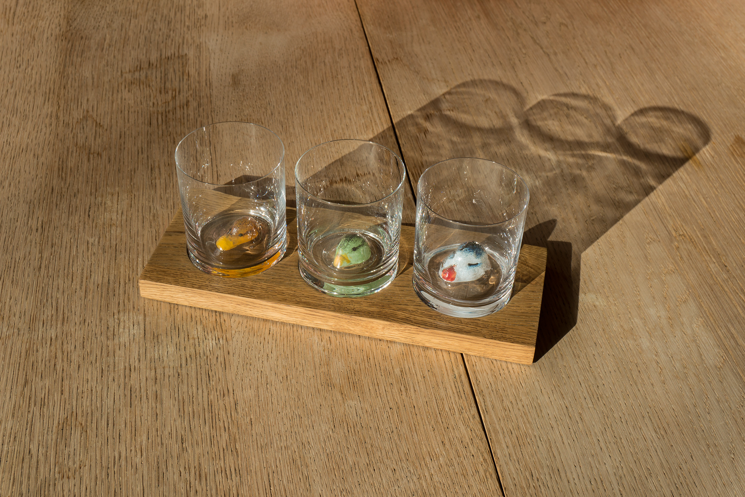 træ træarbejde eg egetræ bakke glas whisky whiskey whiskyglas design
