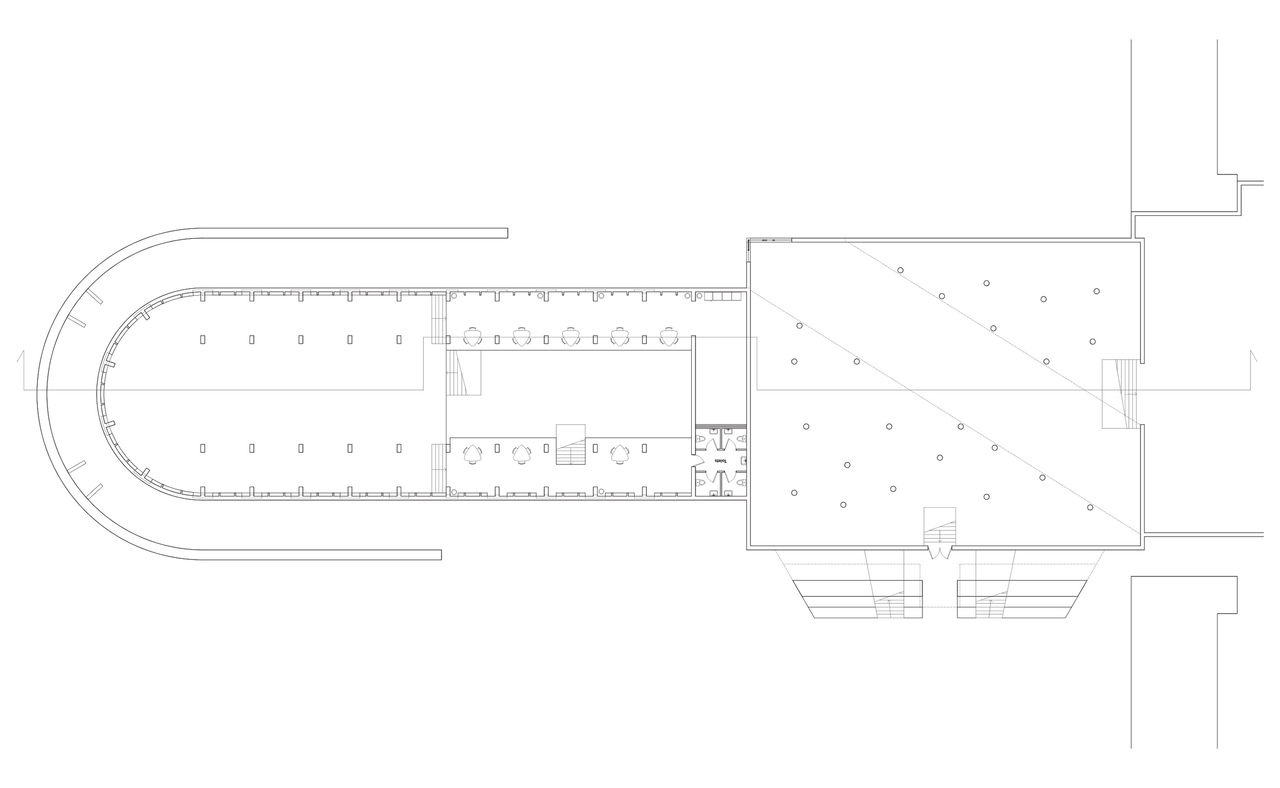 skoleprojekt skole projekt arkitekt arkitektskole aarhus ø rügen tyskland anden verdenskrig prora studerende kreativt værksted moderne dans berlins kunstakademi katedral kasino beton